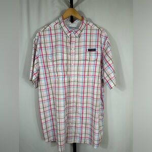 Columbia PFG Men's Omni-Shield Short Sleeved Shirt- Size XL - Plaid
